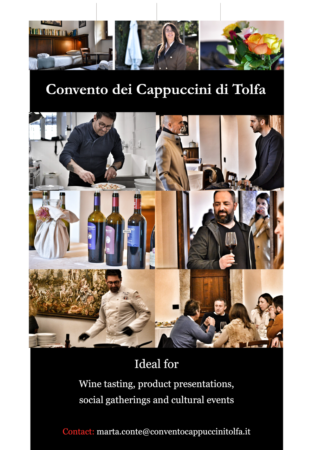 Flyer for Convento Cappuccini Tolfa.